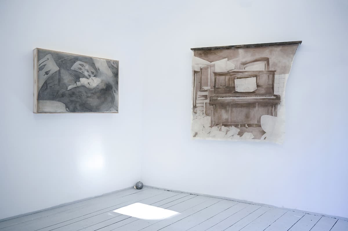 TANGLED IN SHADOWS FROM AN OLD DRAWER installation view 2
