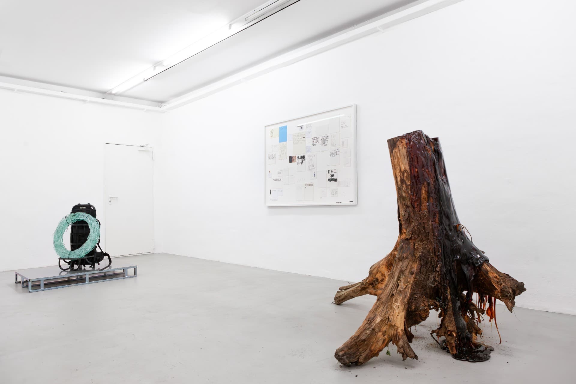 Edges that blur, bodies that fold into something other exhibition view