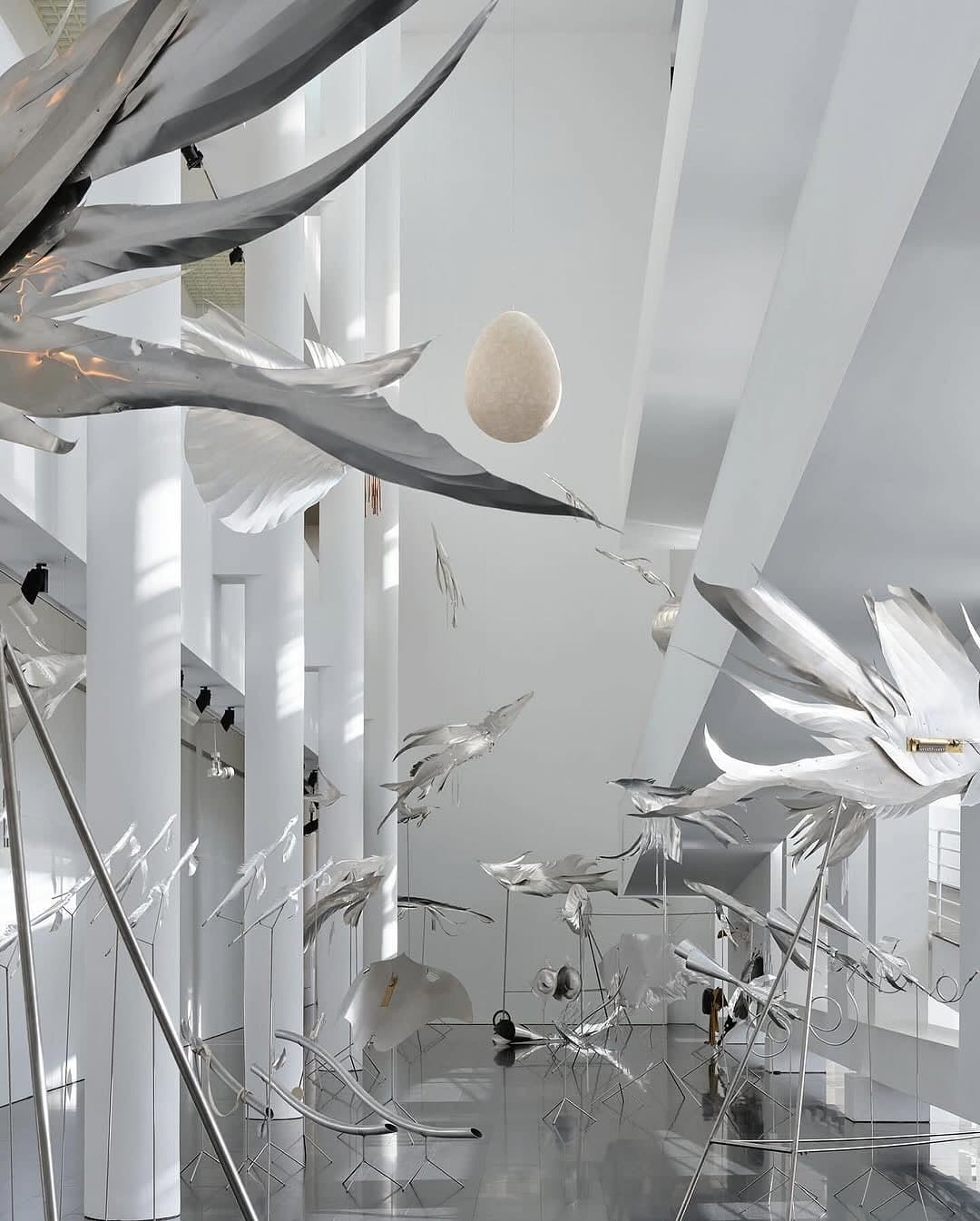 LUNAR ENSEMBLE FOR UPRISING SEAS installation view 2