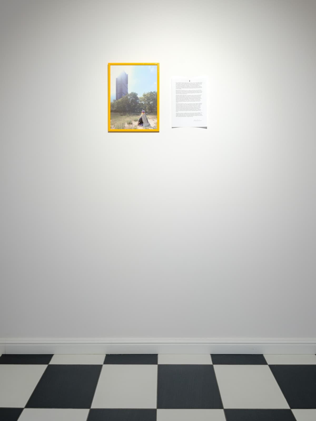 Grass on roadside 4 exhibition view