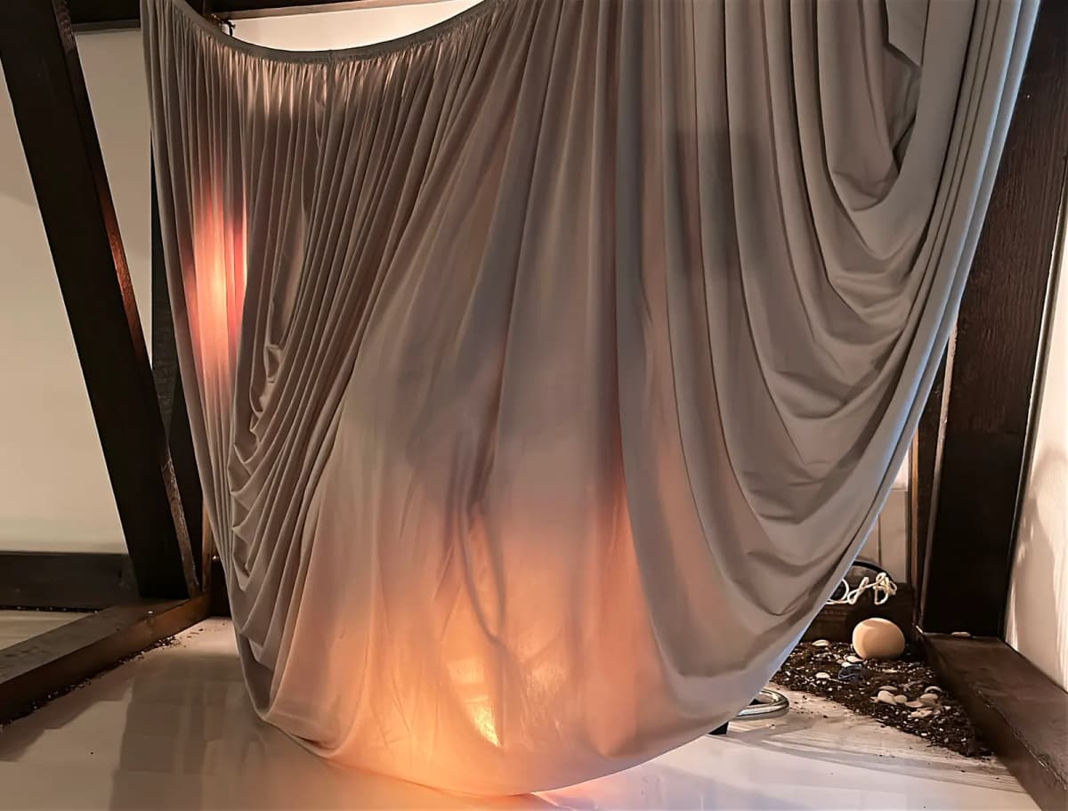 the room is empty, but pregnant installation view 11